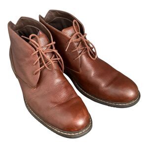 Timberland Brook Park Men's Sz 10.5 Brown Leather Chukka Ankle Boots Waterproof